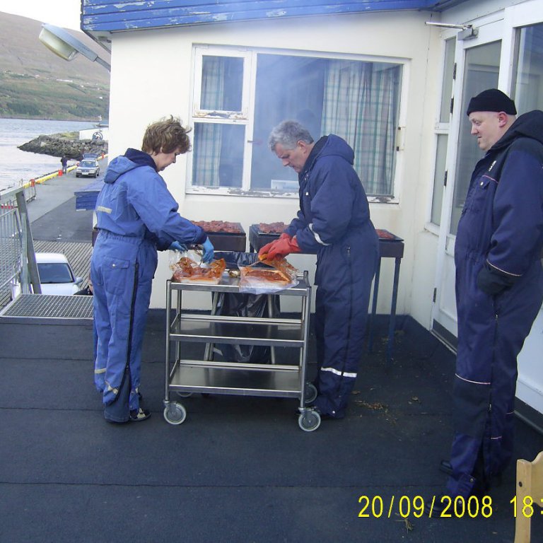 Hrefna Þorbergs og Vignir Stefánsson, Sigurður Rúnar fylgist með að allt sé í lagi